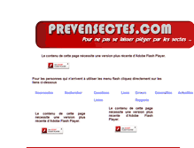 Tablet Screenshot of prevensectes.com